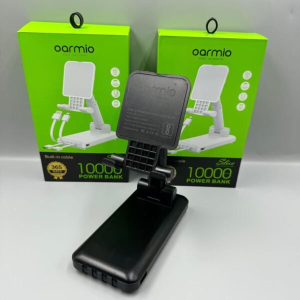 Power Bank 4-en-1 avec support de Téléphone 10000mAh