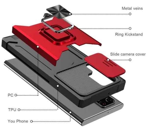 Coque de protection pour les séries de Samsung de S21 à S25 ultra et de A15 à A56